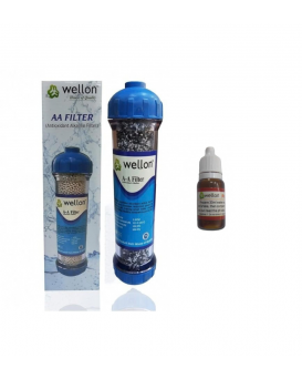 WELLON AAA Alkaline Cartridge Filter for RO Water Purifier With pH drop (9 INCH)